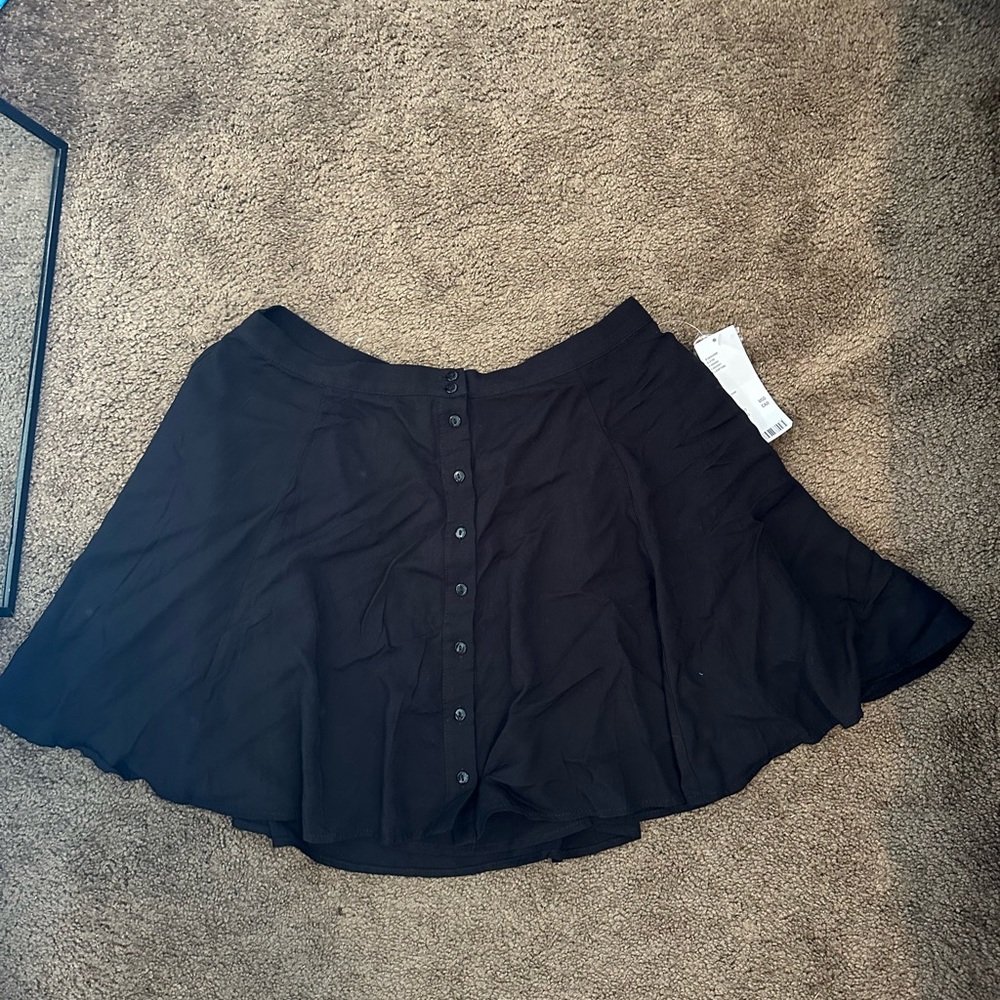 Urban outfitters Black button up skirt